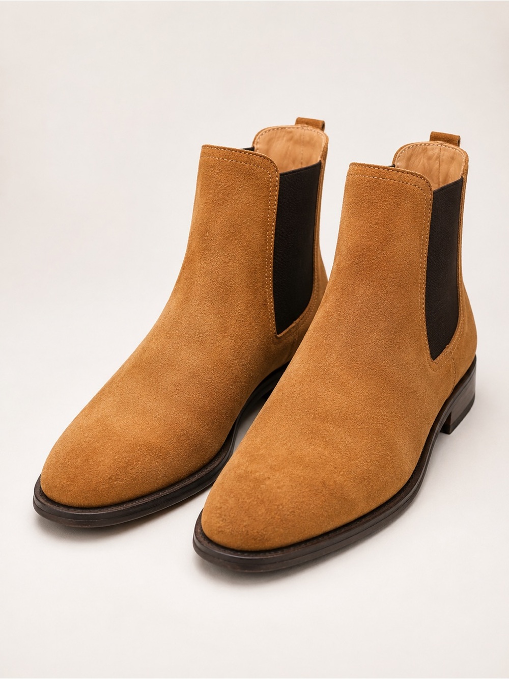 Fairfax & Favor Tan Suede Chelsea Ankle Boots EU 37 UK 4 US 6